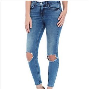 Free People Busted Knee Skinny Jeans